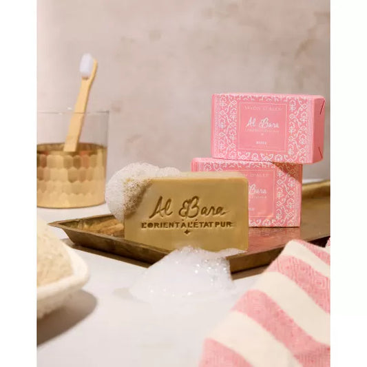 Savon d’Alep Rose – AL BARA 100 g