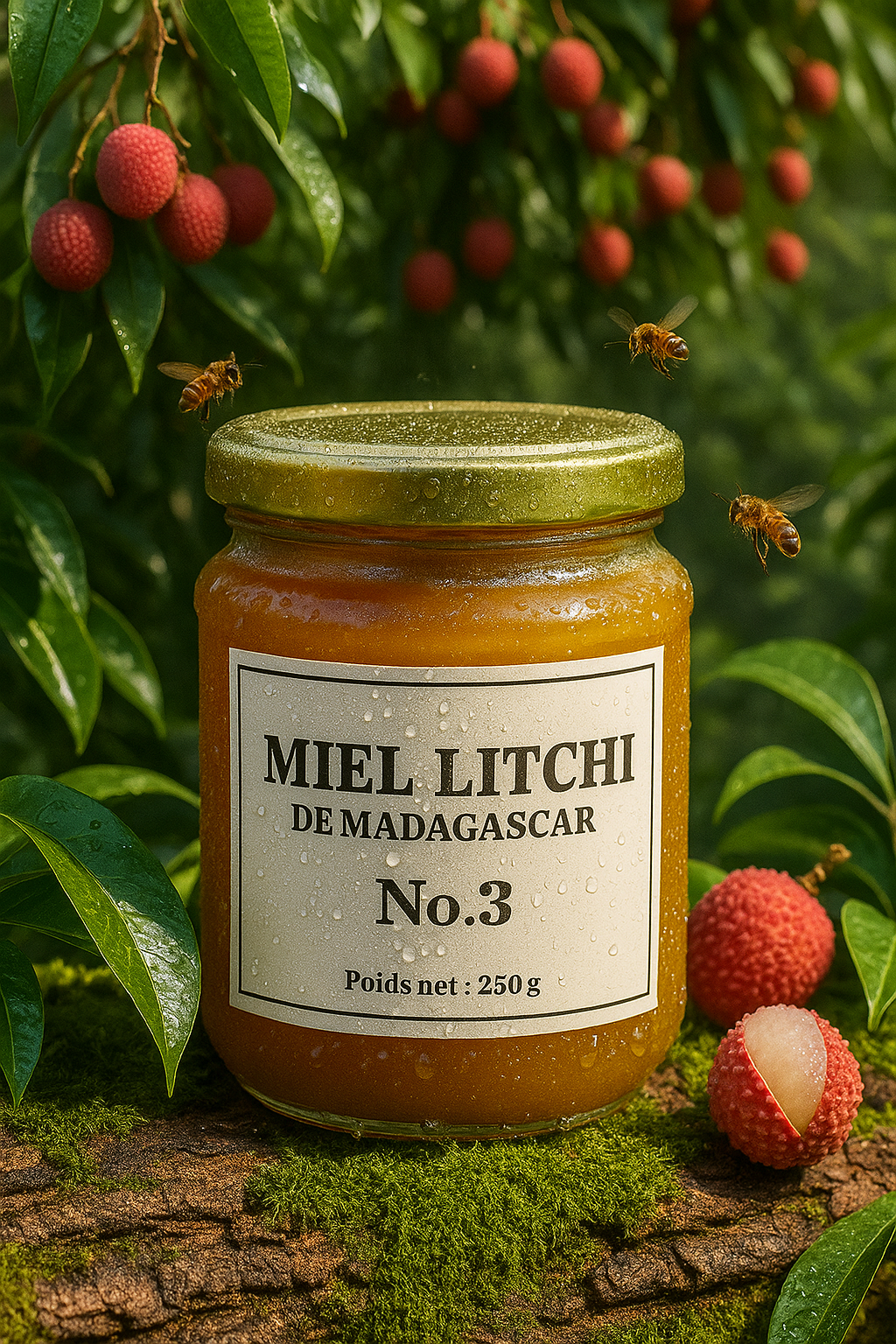 Miel de Litchi Bio de Madagascar - No.3