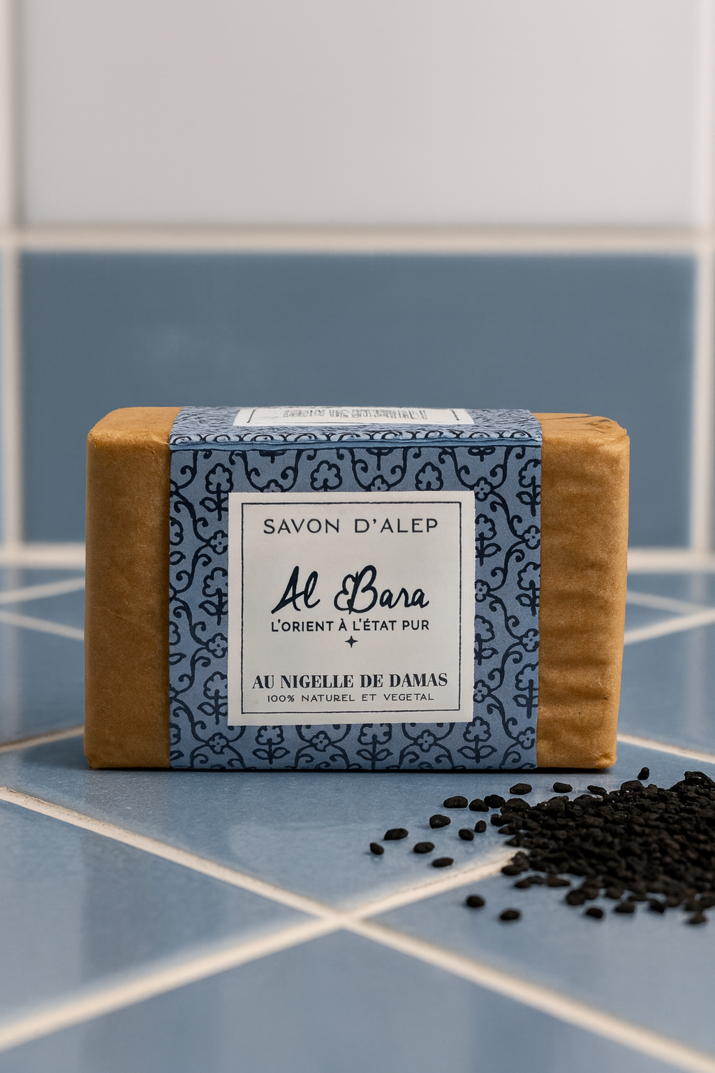 Savon d’Alep  à la Nigelle - AL BARA 150g