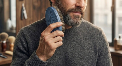 Brosse à barbe – Poils nylon moyens souples