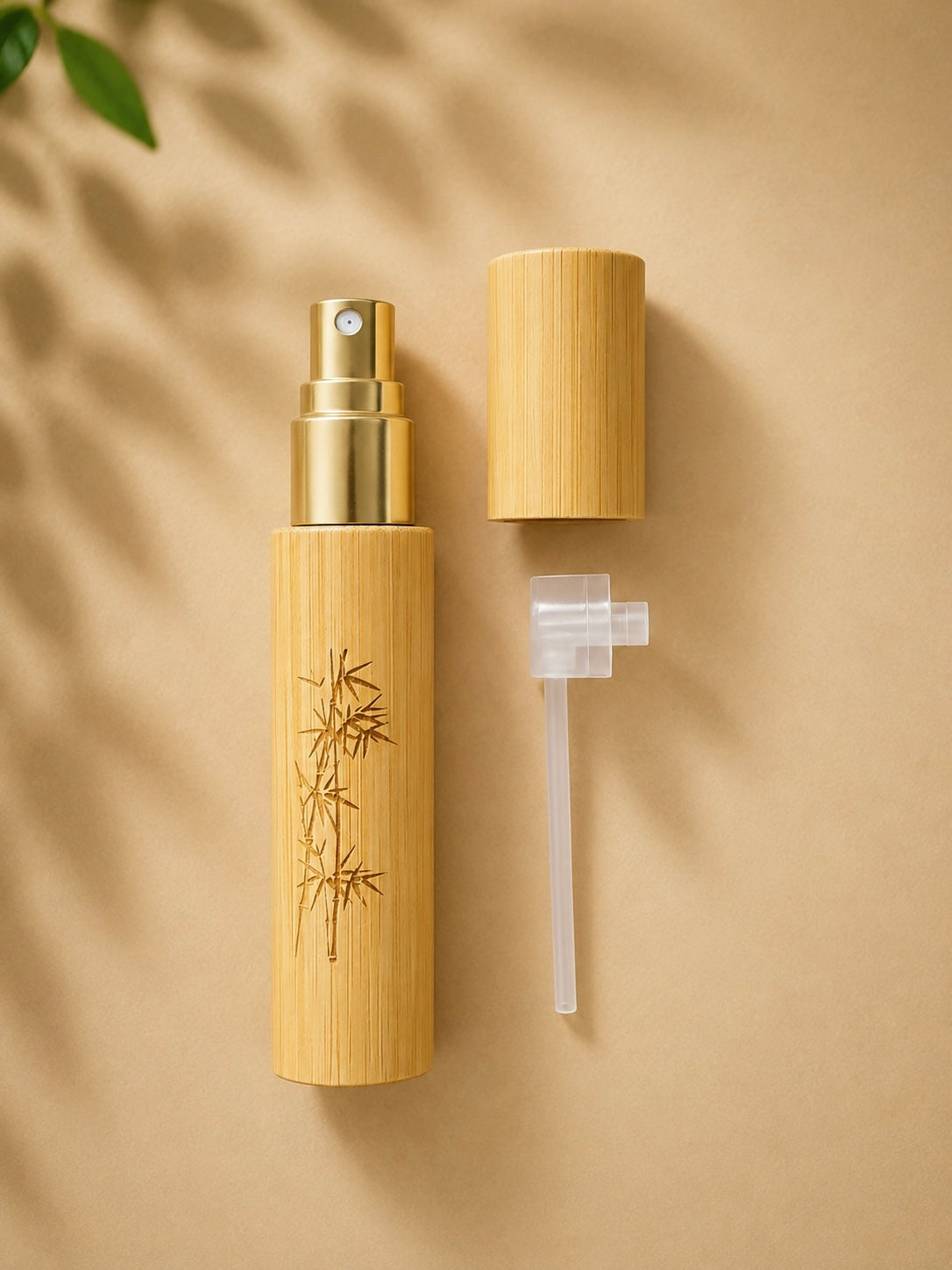 Vaporisateur Nomade Rechargeable en Bambou – 10 ml