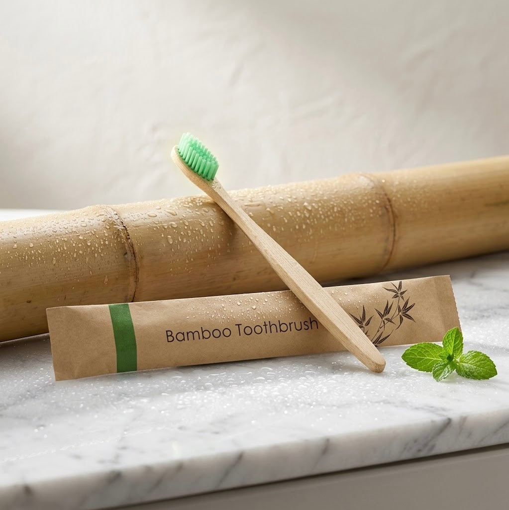 Brosse à dents en bambou – Douce & écologique