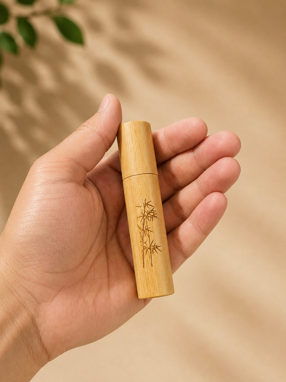Vaporisateur Nomade Rechargeable en Bambou – 10 ml