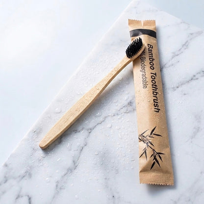 Brosse à dents en bambou – Douce & écologique