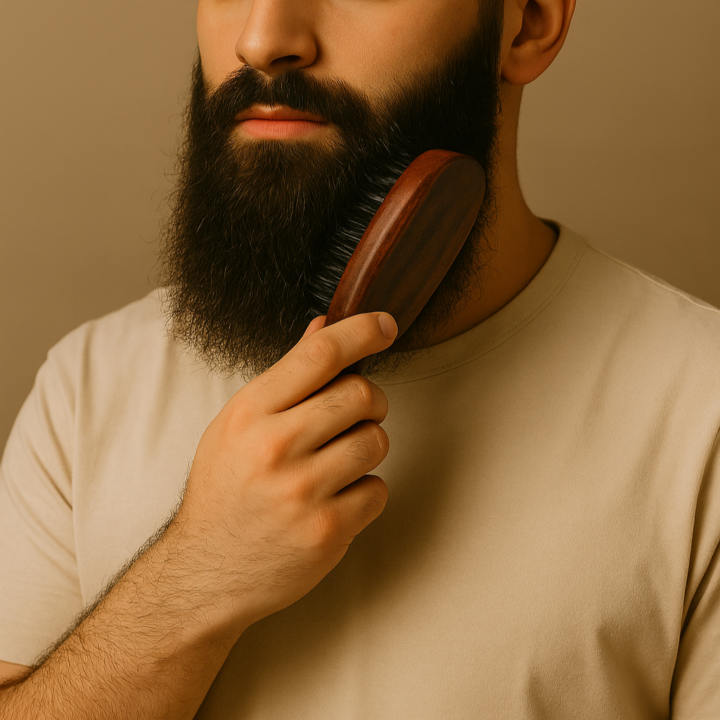 Brosse à Barbe Crin de Cheval