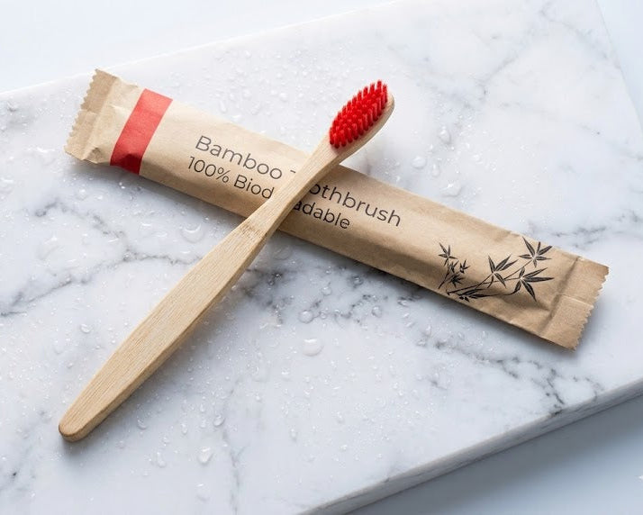 Brosse à dents en bambou – Douce & écologique
