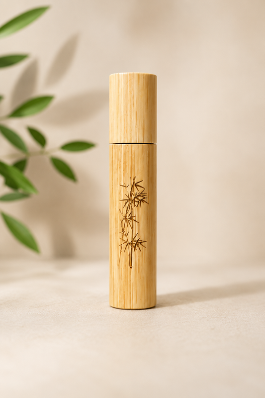 Vaporisateur Nomade Rechargeable en Bambou – 10 ml