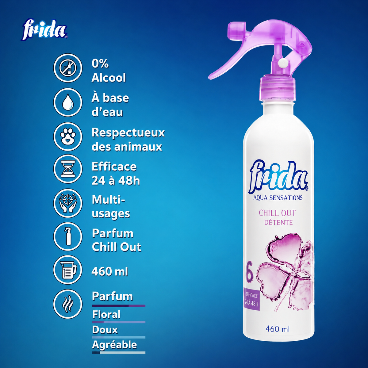 Chill Out Frida - 0 % alcool Spray Textile 460ml