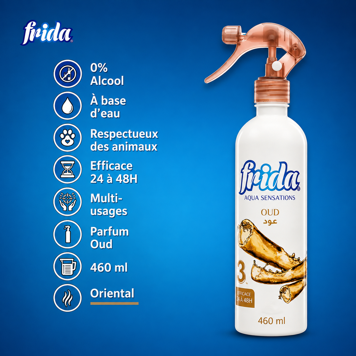 Oud Frida - 0 % alcool Spray Textile 460ml