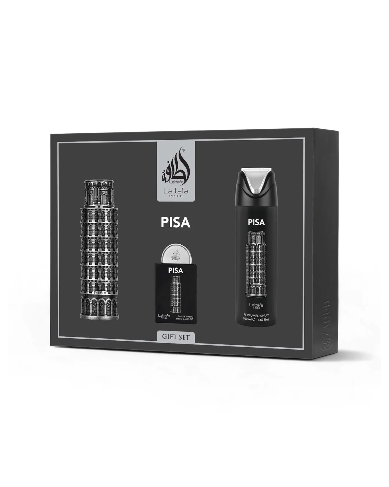 Coffret Pisa – Lattafa Pride Eau de parfum